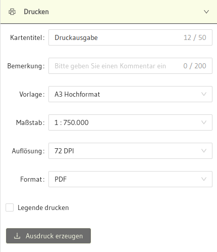 Druck-Dialog